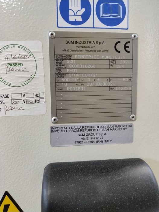 Wiertarka wielowrzecionowa SCM Startech 21
