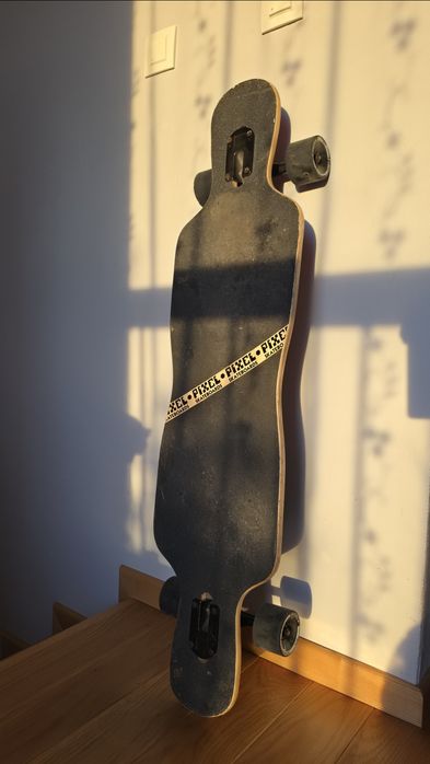 Longboard Pixel Double Kick deska cruiser freestyle używana