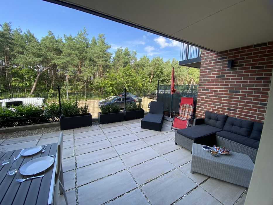 Apartament nad morzem przy zejściu  na plażę, Parking