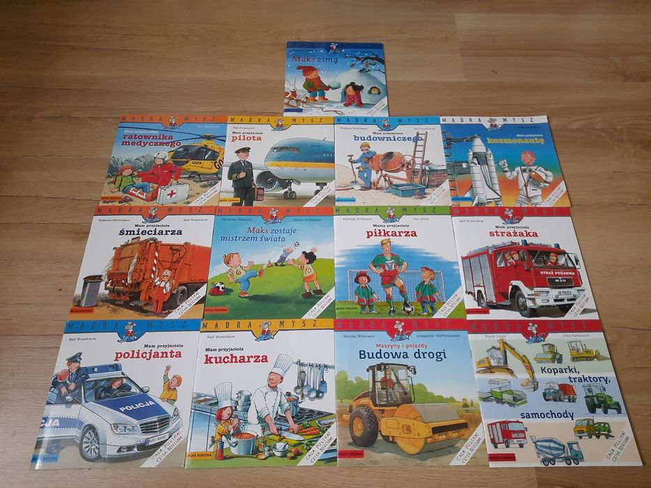 MĄDRA MYSZ seria 13 książek