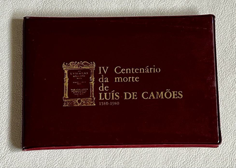 Moeda portuguesa de 1000 Escudos – 1980 - Luís de Camões - Prata 925