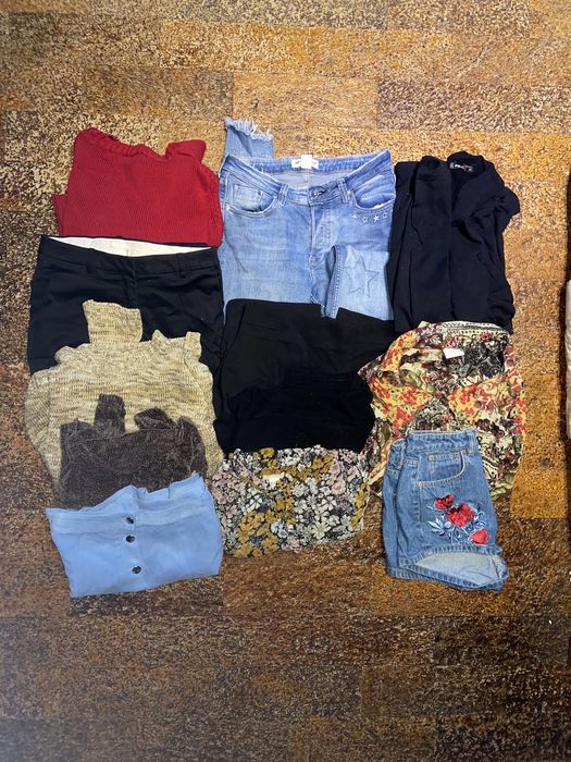 Worek ubrań damskich rozmiar S M 36 38