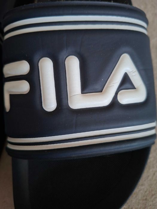 Klapki Fila granatowe