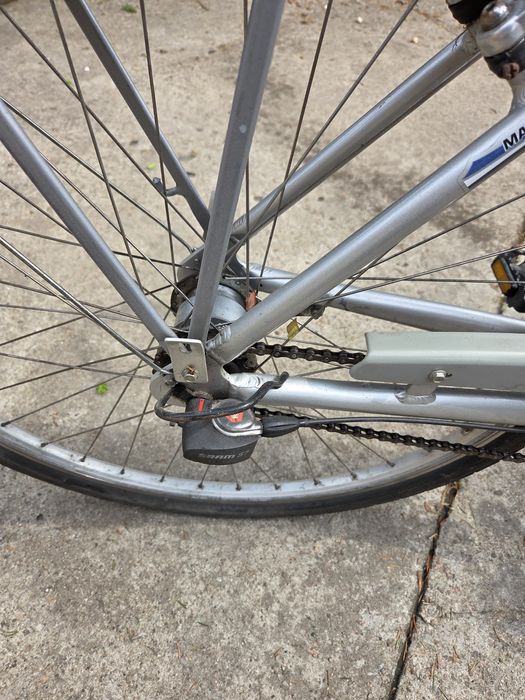 Rower aluminiowy trekingowy na kołach 28 7 przerzutek 28