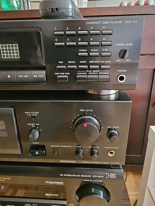 Zestaw SONY cd magnetofon i amplituner