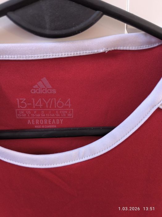 Adidas koszulka sportowa T-shirt dla chłopca r.164