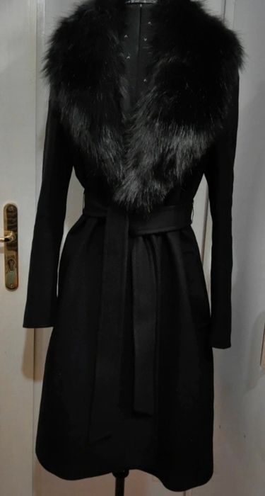 Płaszcz Zara Manteco 75% Wełna