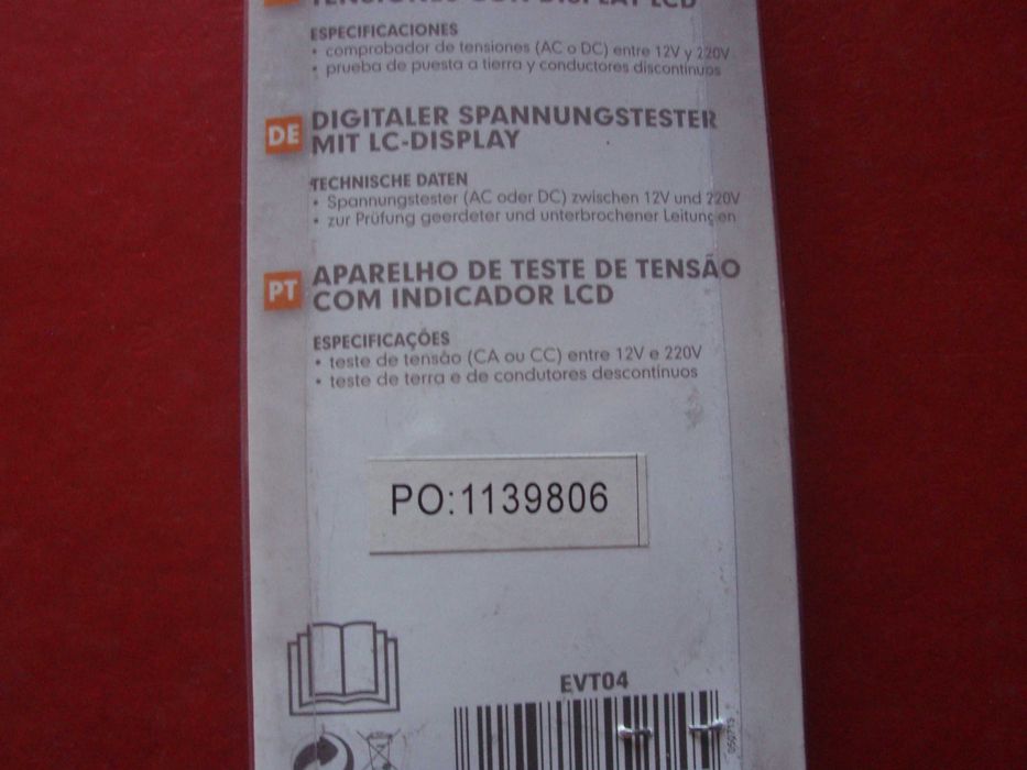 teste digital de voltagem