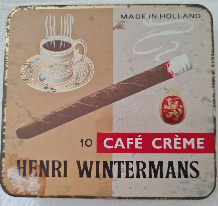 2 caixas cigarrilhas café creme seculo passado