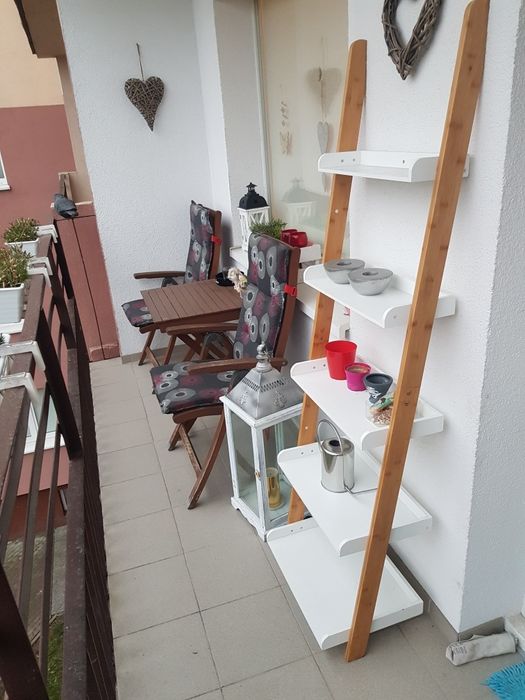 Regal na balkon stojak drabina 180x55cm