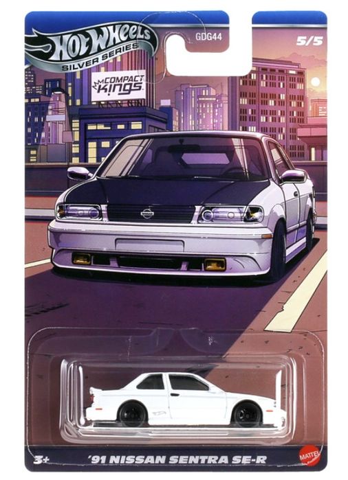 Hot Wheels Silver Series Compact Kings '91 Nissan Sentra Se-R