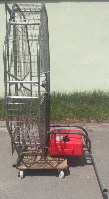 Napęd airboat kosz i rama