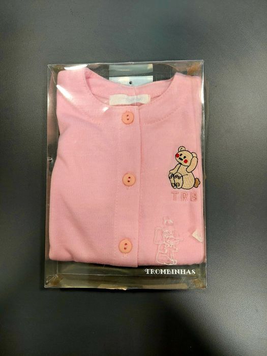 Casaco rosa bebe | Trombinhas | NOVO