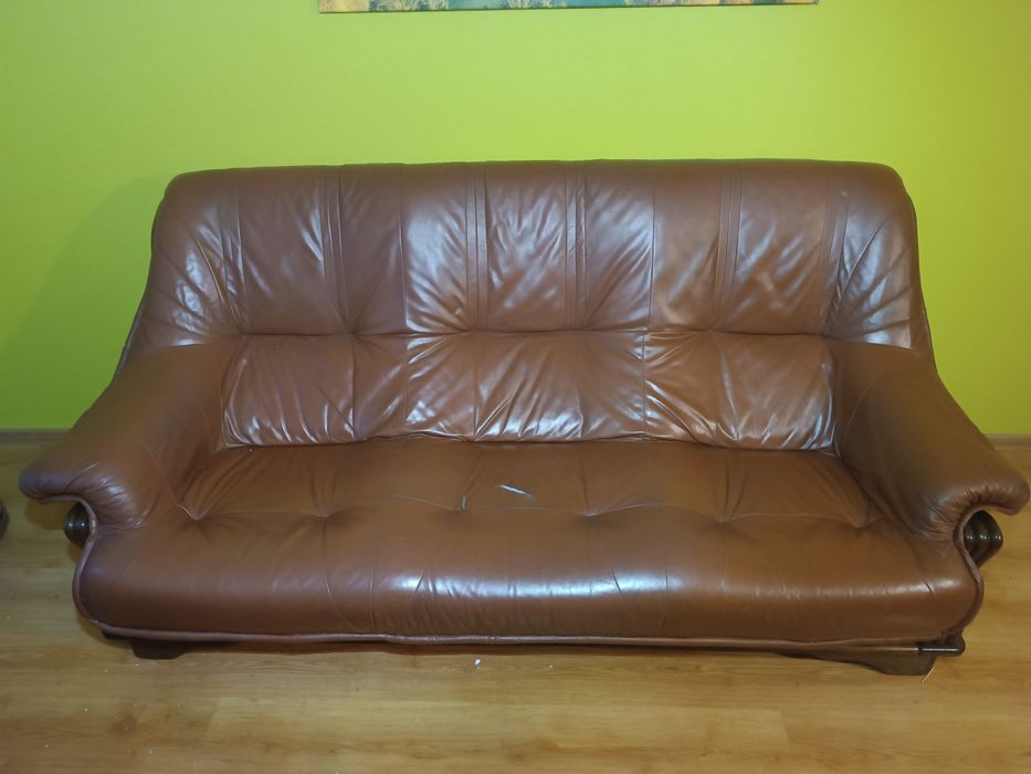 Zestaw wypoczynkowy kanapa 3 osobowa i 2 fotele