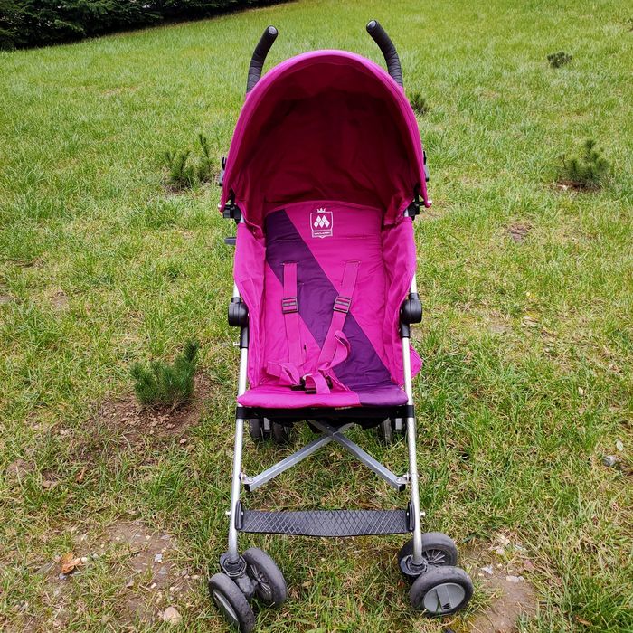 Wózek maclaren mac laren różowy fuksja  lekki dziecięcy spacerowy