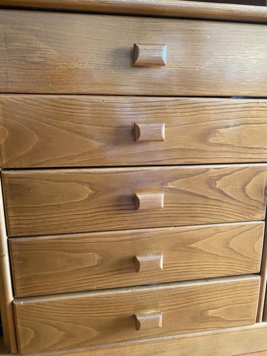 Mobília sala com móvel , mesa e 6 cadeiras