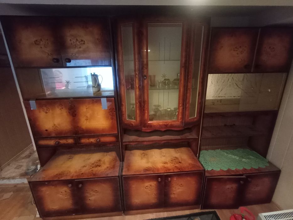 Regał meblościanka i szafa Swarzędz. 4 elementy