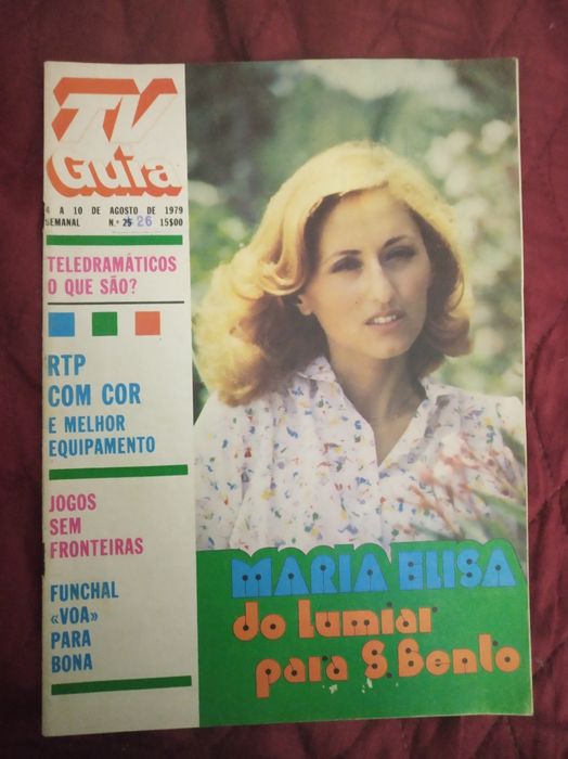 TV GUIA  n. 26  Maria Elisa - Agosto/1979