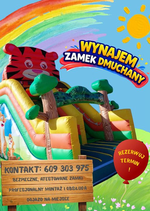 Wynajem zamku dmuchanego