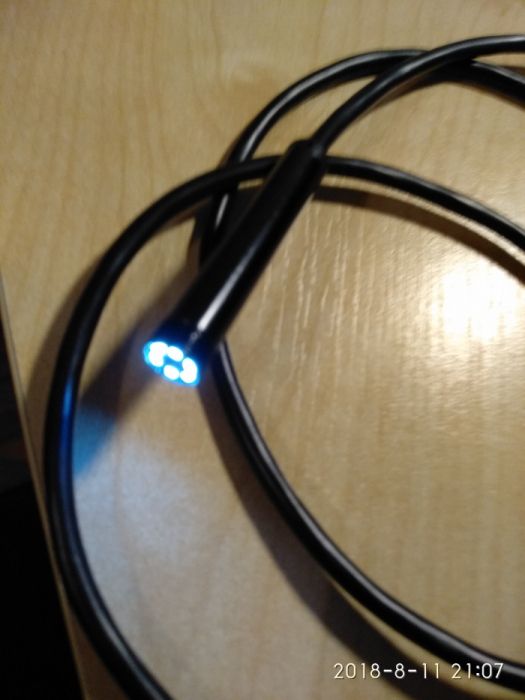 Kamera endoskop inspekcja LED 7mm 1m sztywna-idealna na prezent