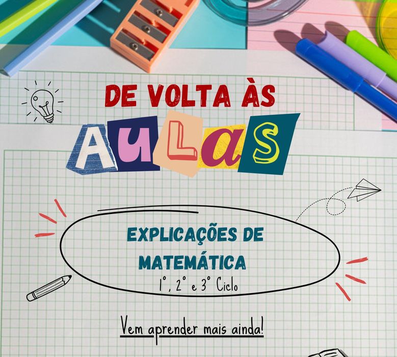 Professor de Matemática – Explicações em Coimbra e Online (2.° e 3.° ciclos)