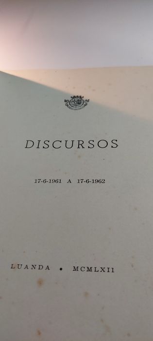 Discursos Proferidos por General Venâncio Deslandes, Governador Angola