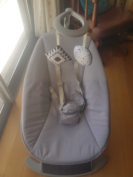 Espreguiçadeira Electrónica Chicco Comfy Wave Silver Spring