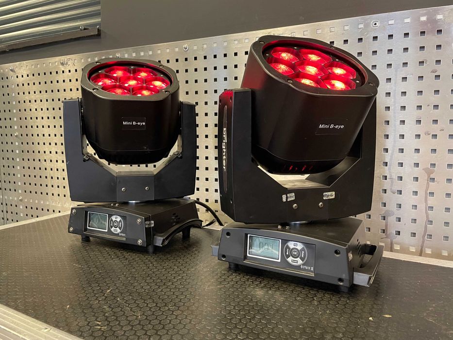 Głowy ruchome beam/wash Brighter Mini B-Eye 7x40W zoom, flower + case