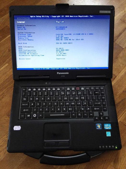 Panasonic CF-53 CF 53 на запчастини