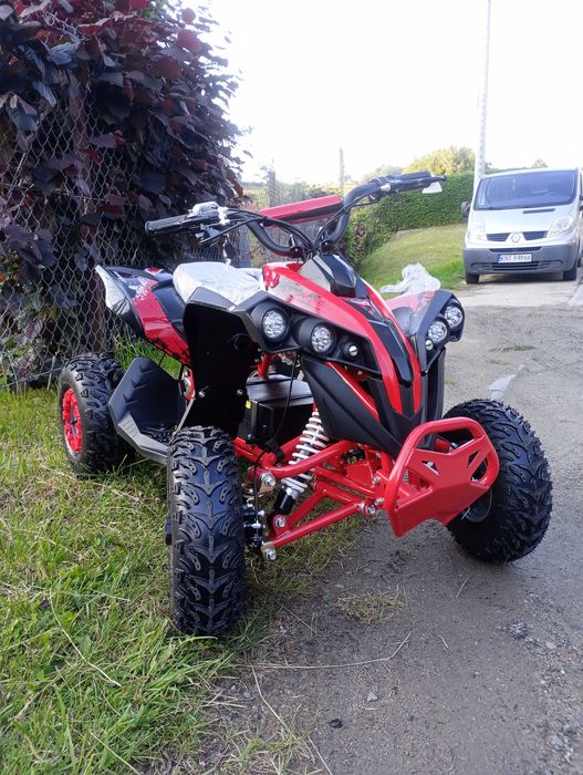 Quad akumulatorowy - HECHT czerwony sport 1200 W
