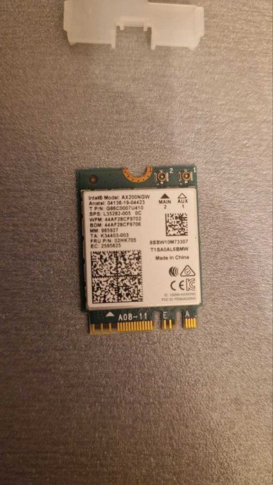 Wi-Fi модуль Intel AX200NGW Wi-Fi 6 + Bluetooth (M.2)