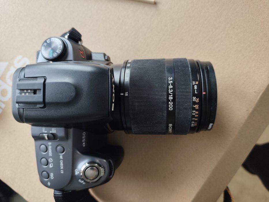 Conjunto Sony Alfa 550