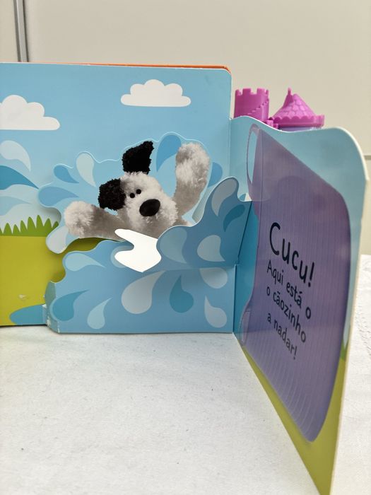 Livros bebe Pop-ups CUCU! Caes e Transportes