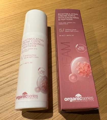 Nowy Biostymulujący krem forte z egzosomami i peptydami