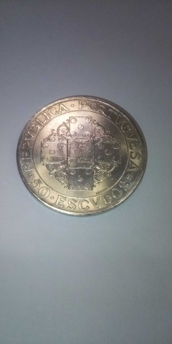 Moeda em prata lusíadas 1972 50 escudos
