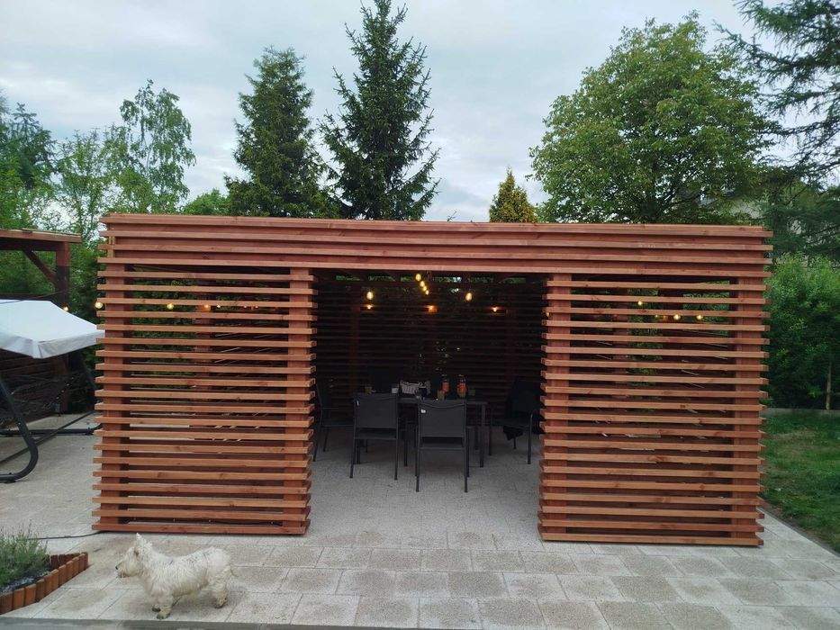 Nowoczesna Altanka ogrodowa "GAWRON" - 4x4m - Wiaty/Garaże/Domki