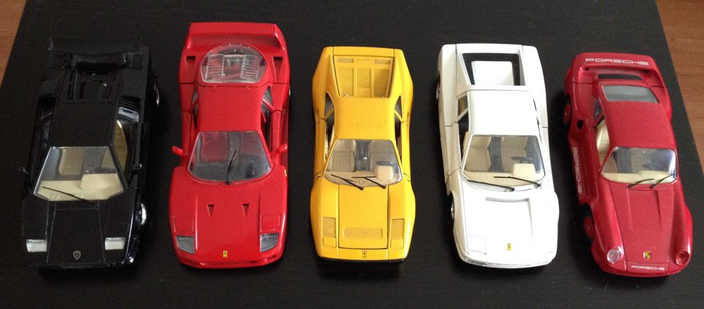 Carros Burago Automoveis Colecção decada 80 Escala 1 24