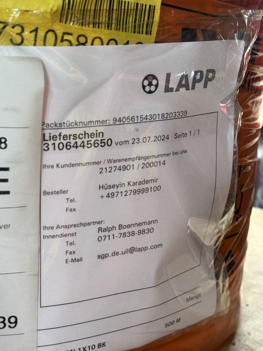 Кабель для сонячних панелей LAPP Kabel