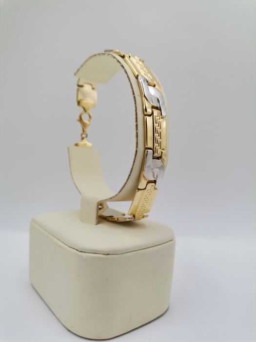 Złota bransoletka 2 kolory.