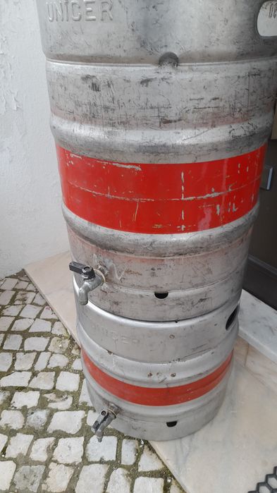 Barris de 50Lts em Inox com torneira