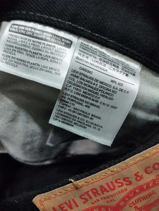 Levi's 505 W36L32 Black spodnie jeansowe ideał stan