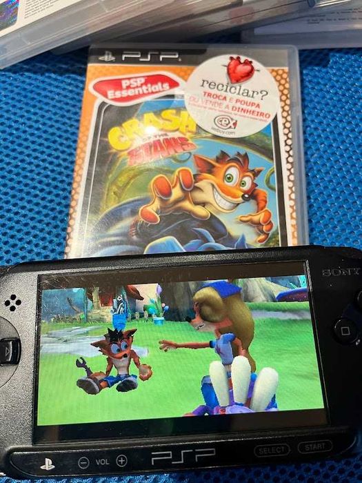 Mega Pack PSP Street E1004 + 7 Jogos + Memória 4GB + Carregador Orig.