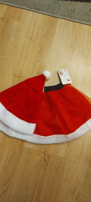 Przebranie świąteczne nowe, czapka mikolaja