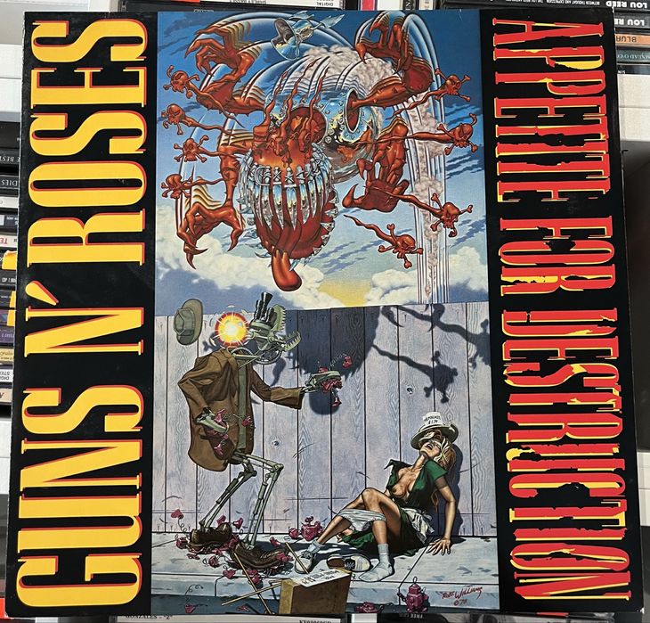 Guns N Roses - Apetite For Destruction (Winyl, 1987, EX/NM, EU, Album)