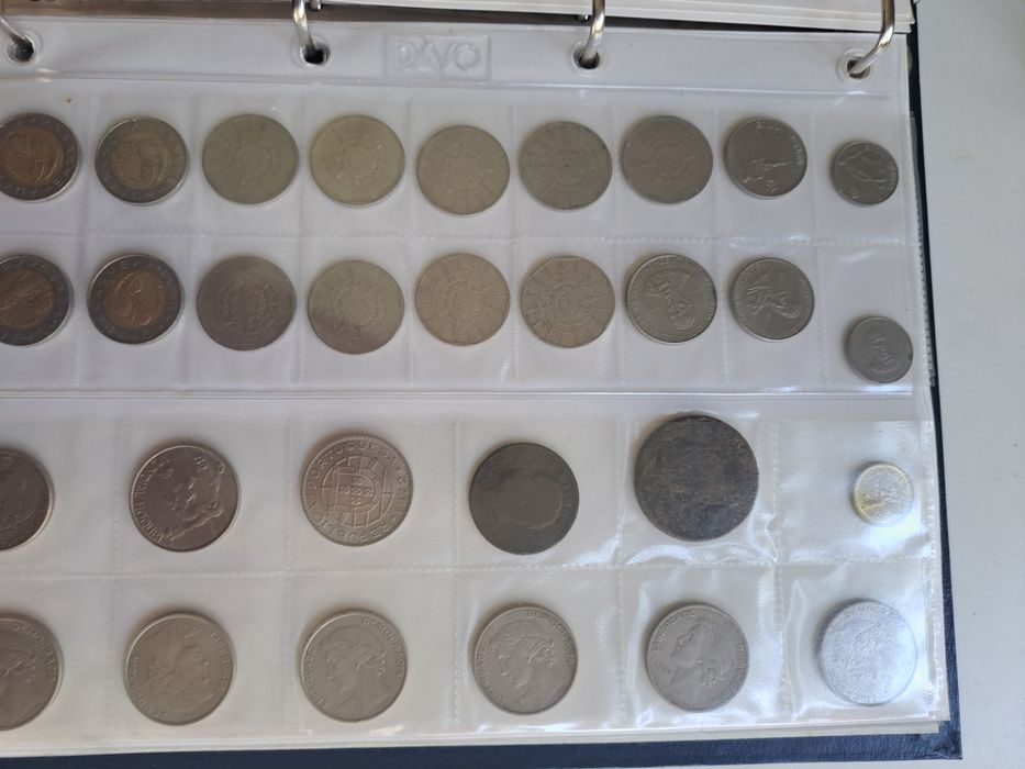 Album  de moedas -numismática