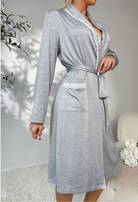 Robe Cinza Tamanho XL NOVO