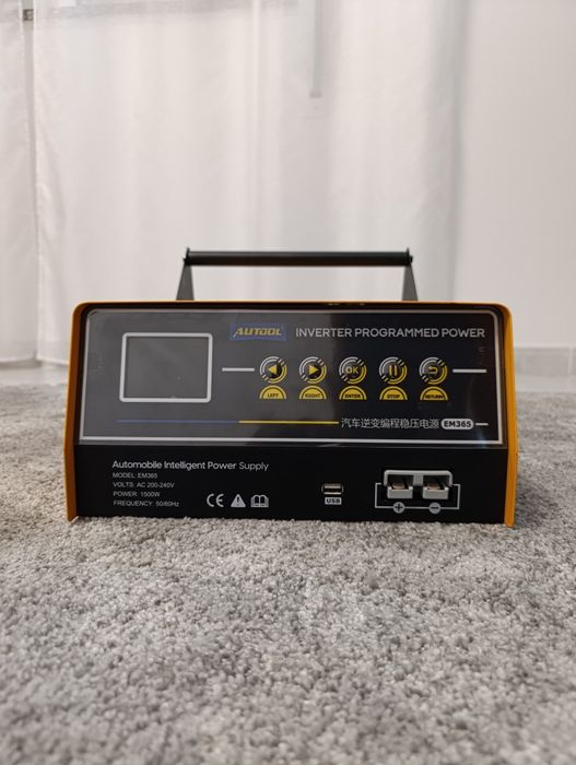 Carregador de Baterias AUTOOL EM365: 5 em 1!