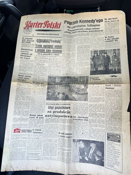 Stare gazety rok 1963 - 1966