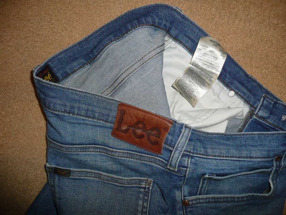 Spodnie dżinsy LEE W33/L32=44,5/104cm jeansy LUKE
