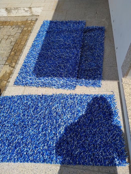 Conjunto Tapetes de quarto azul